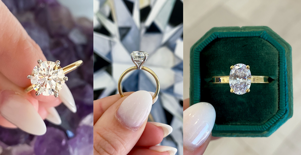 Think a Solitaire Engagement Ring is Boring? Think again.