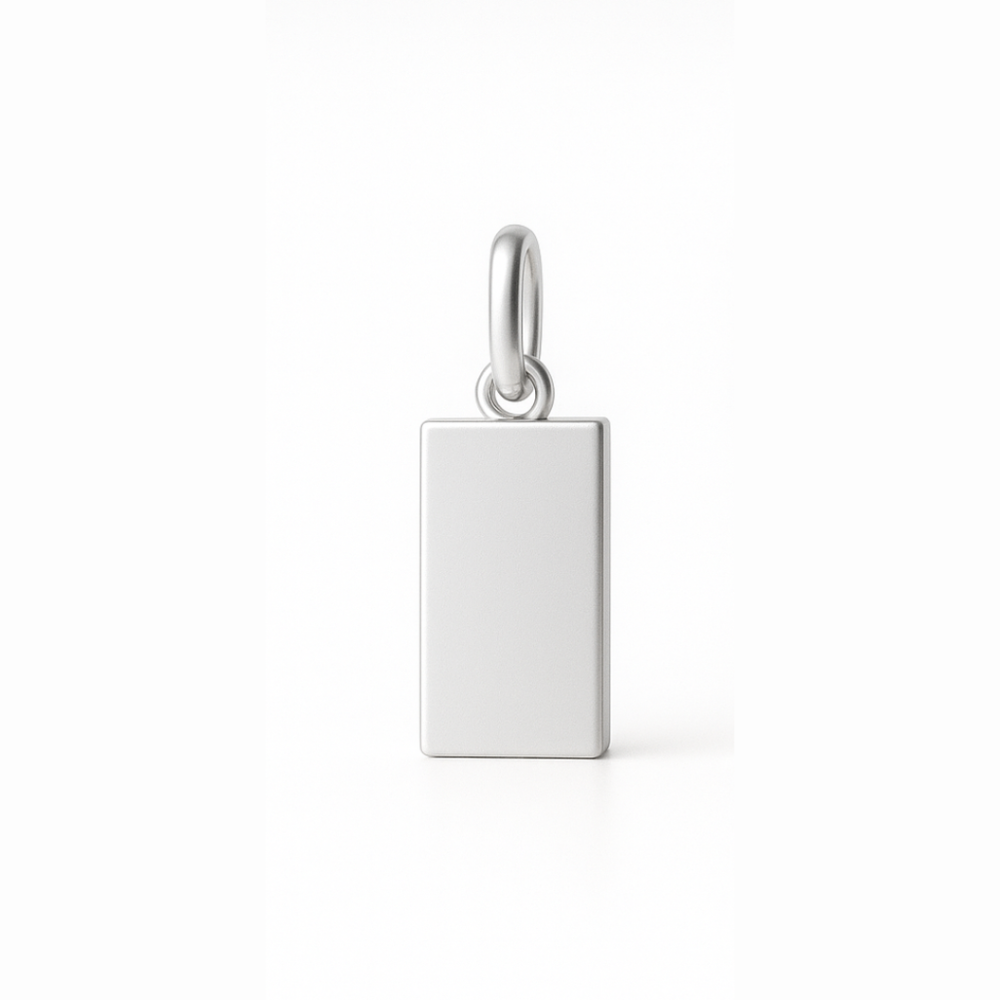 Petite Engravable Tag Charm - Carter's Collective Fine Jewelry