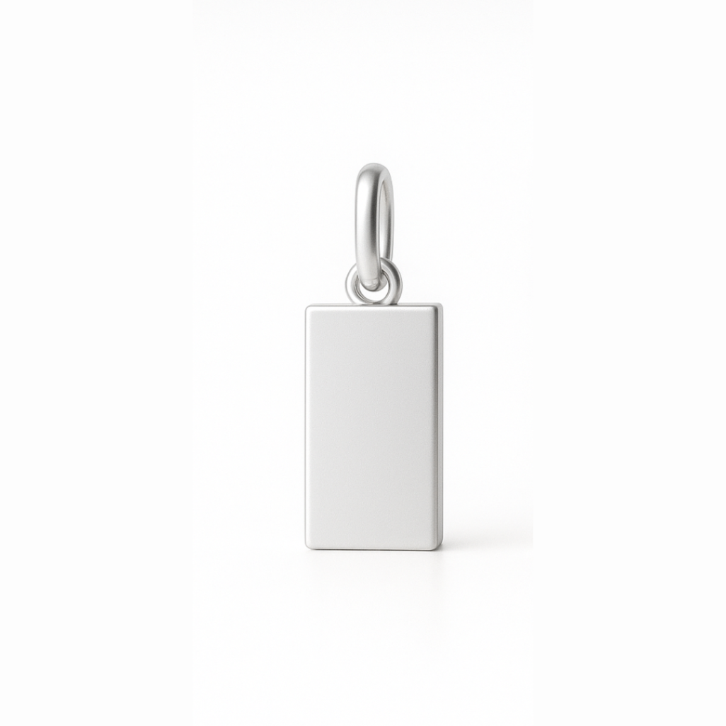 Petite Engravable Tag Charm - Carter's Collective Fine Jewelry