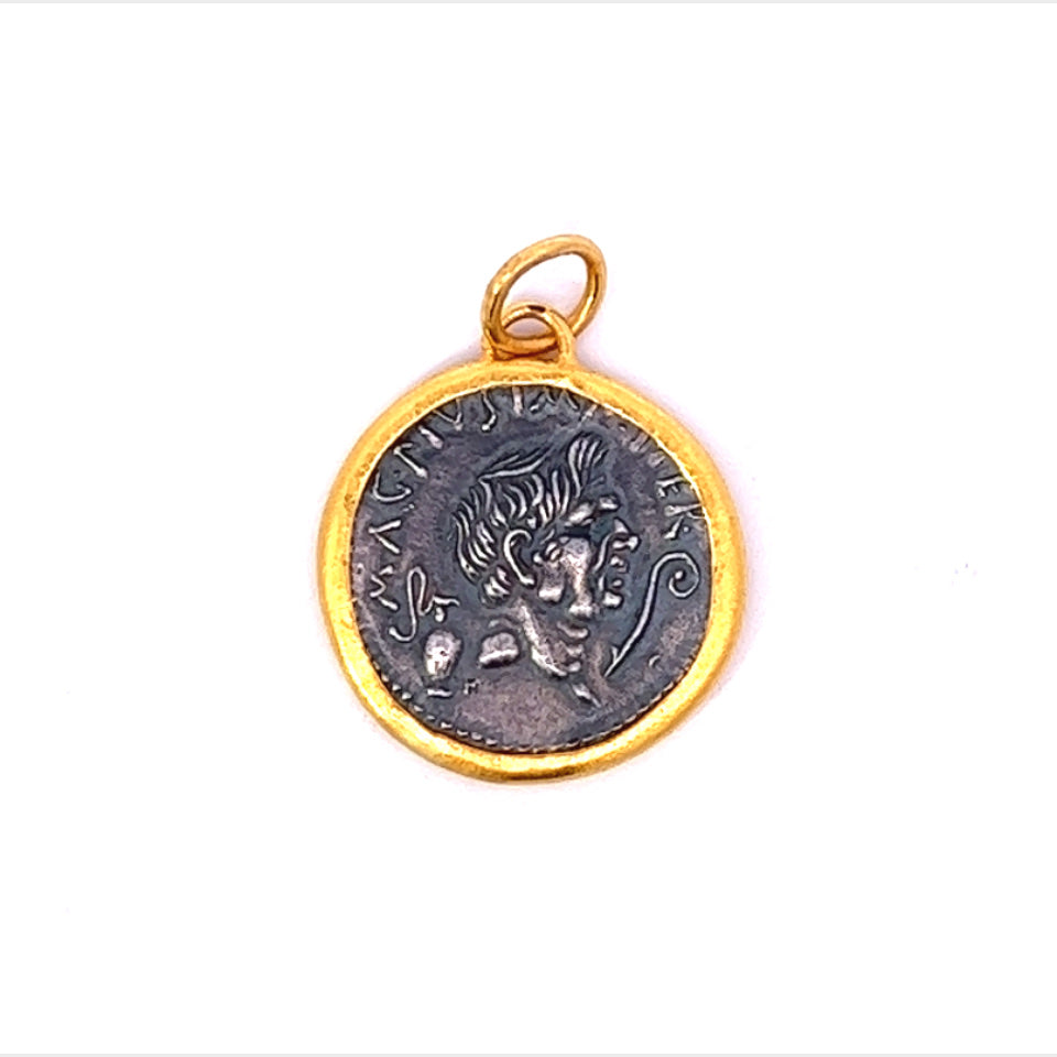 Handmade Roman Coin Charm