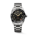 Longines "Spirit Zulu Time" Watch - Titanium with Anthracite Dial, 39mm - Carter's Collective Fine Jewelry