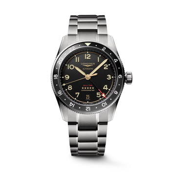 Longines "Spirit Zulu Time" Watch - Titanium with Anthracite Dial, 39mm
