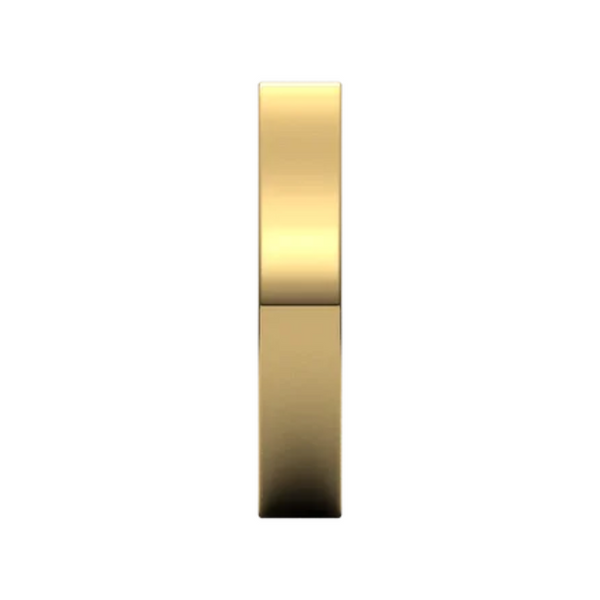 14K Yellow Gold Flat Spacer Band, 4mm