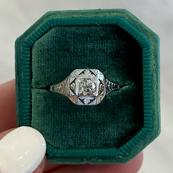 Antique Diamond Engagement Ring (SOLD AS IS)