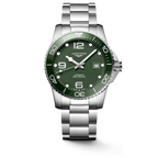 Longines "Hydroconquest" Diver's Watch with Matte Green Dial, 41mm - Carter's Collective Fine Jewelry