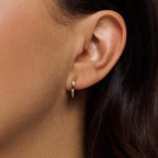 Essential Polished Huggie Hoop Earrings (Pair) - Carter's Collective Fine Jewelry