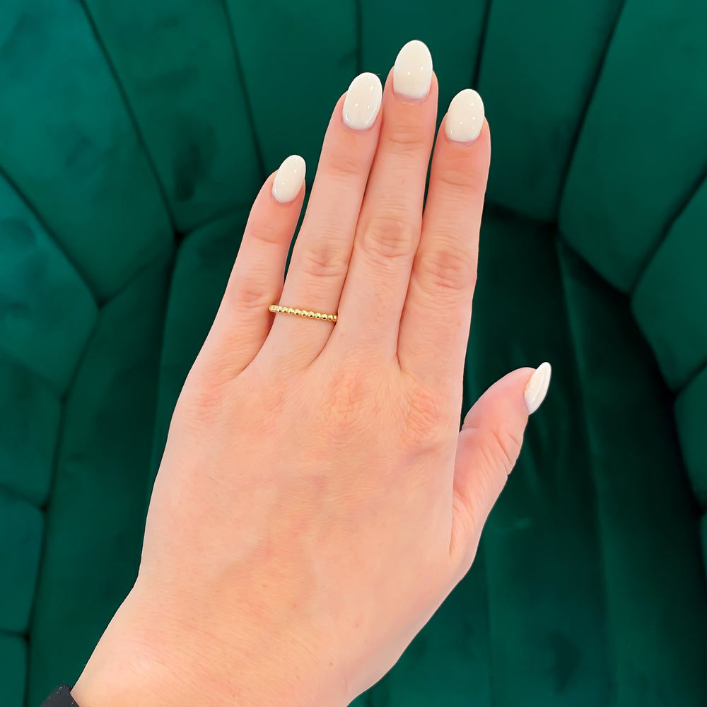 
                  
                    Bujukan Beaded Stackable Band - Carter's Collective Fine Jewelry
                  
                