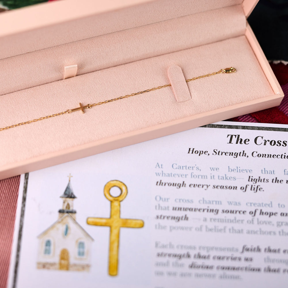 Love Letters Cross Bracelet - Carter's Collective Fine Jewelry