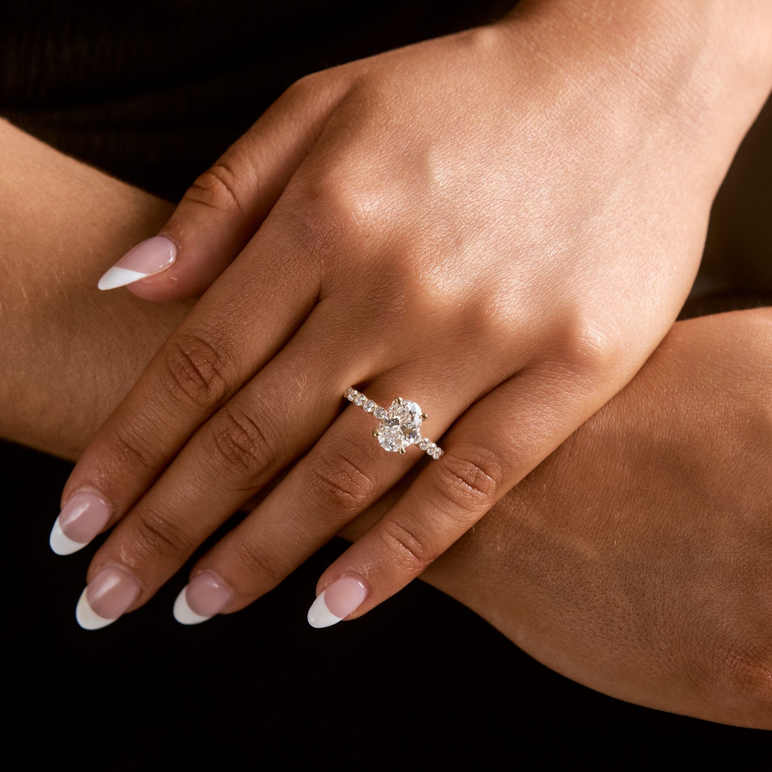 Aster Customizable Lab Grown Diamond Engagement Ring - Carter's Collective Fine Jewelry