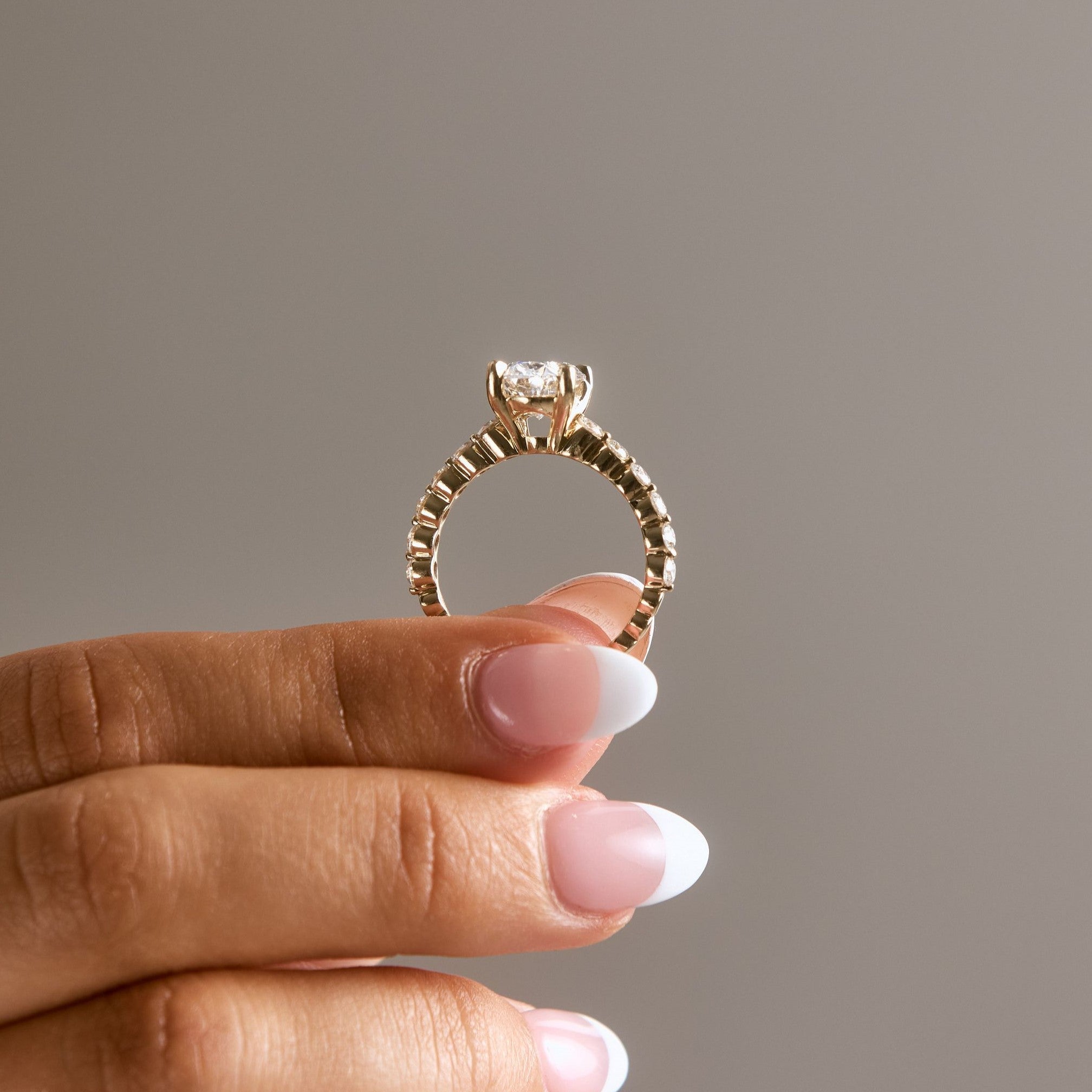 Aster Customizable Lab Grown Diamond Engagement Ring - Carter's Collective Fine Jewelry