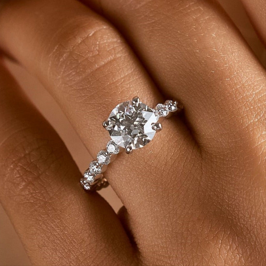 Aster Customizable Lab Grown Diamond Engagement Ring - Carter's Collective Fine Jewelry