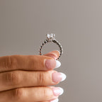 Aster Customizable Lab Grown Diamond Engagement Ring - Carter's Collective Fine Jewelry