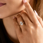 Dahlia Customizable Lab Grown Diamond Engagement Ring - Carter's Collective Fine Jewelry