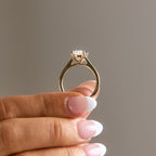 Dahlia Customizable Lab Grown Diamond Engagement Ring - Carter's Collective Fine Jewelry