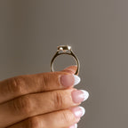 Lab Grown Round Diamond Bezel Engagement Ring, 2 CTTW - Carter's Collective Fine Jewelry