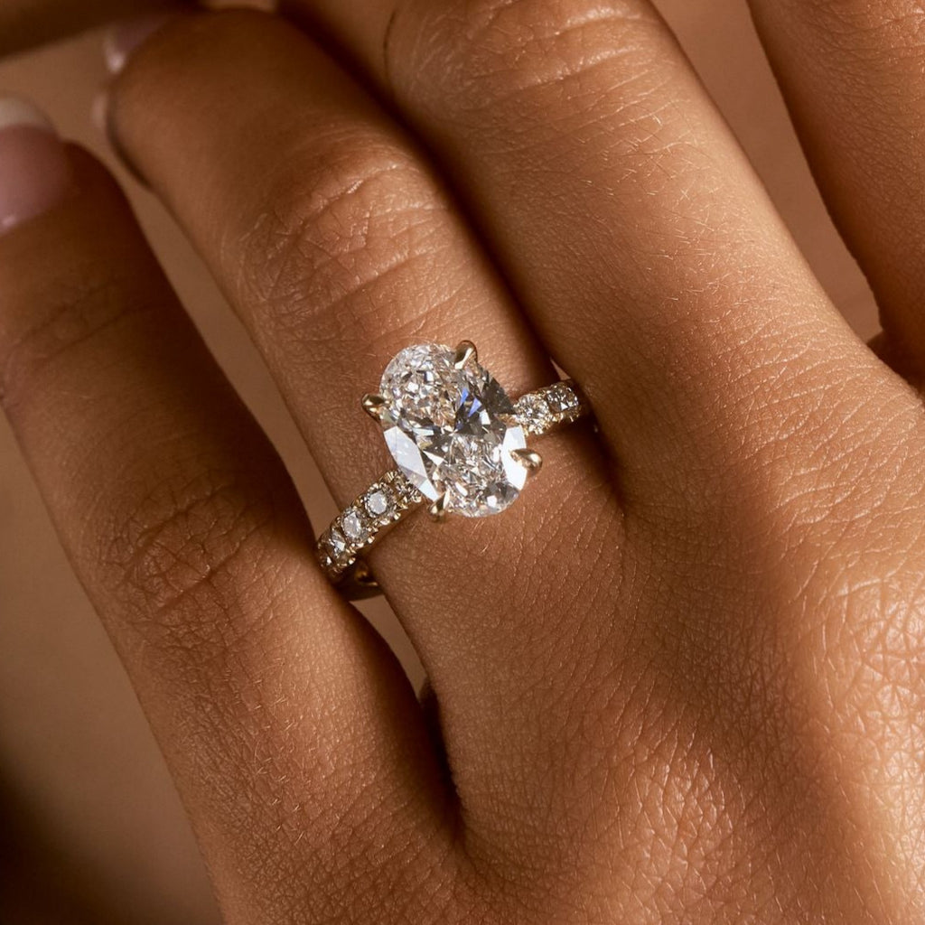 Hydrangea Customizable Lab Grown Diamond Engagement Ring - Carter's Collective Fine Jewelry