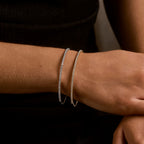 Flex Diamond Tennis Bangle, 0.85 CTTW - Carter's Collective Fine Jewelry
