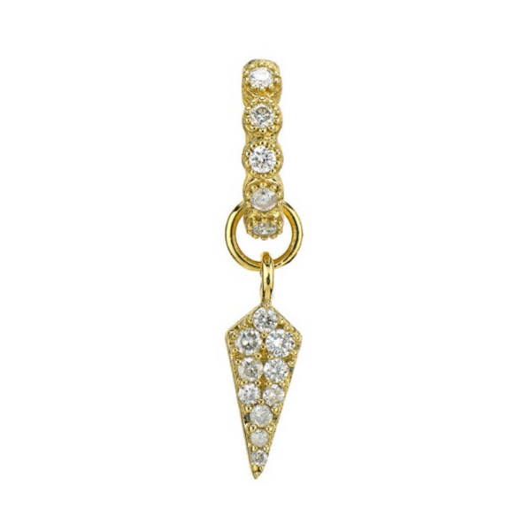 Petite Diamond Dagger Earring Charm (Single)