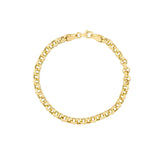 Medium Light Rolo Chain Bracelet, 7.25 Inches