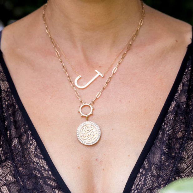 Sterling Silver Dew Drop Marine Story Catcher Charm Holder - Carter's Collective Fine Jewelry
