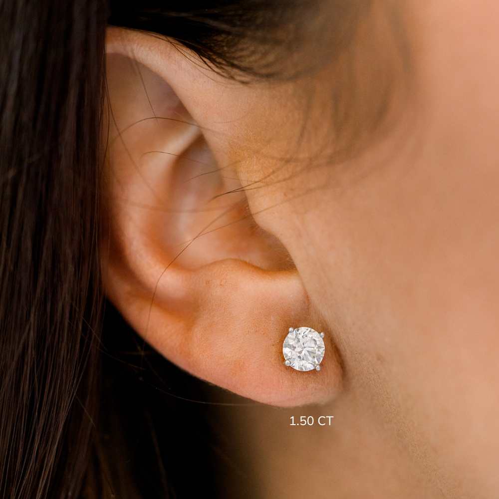 
                  
                    Natural Diamond Stud Earrings
                  
                