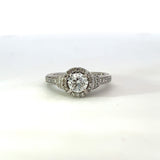 Previously Loved Diamond Halo Engagement Ring (Sold As Is)