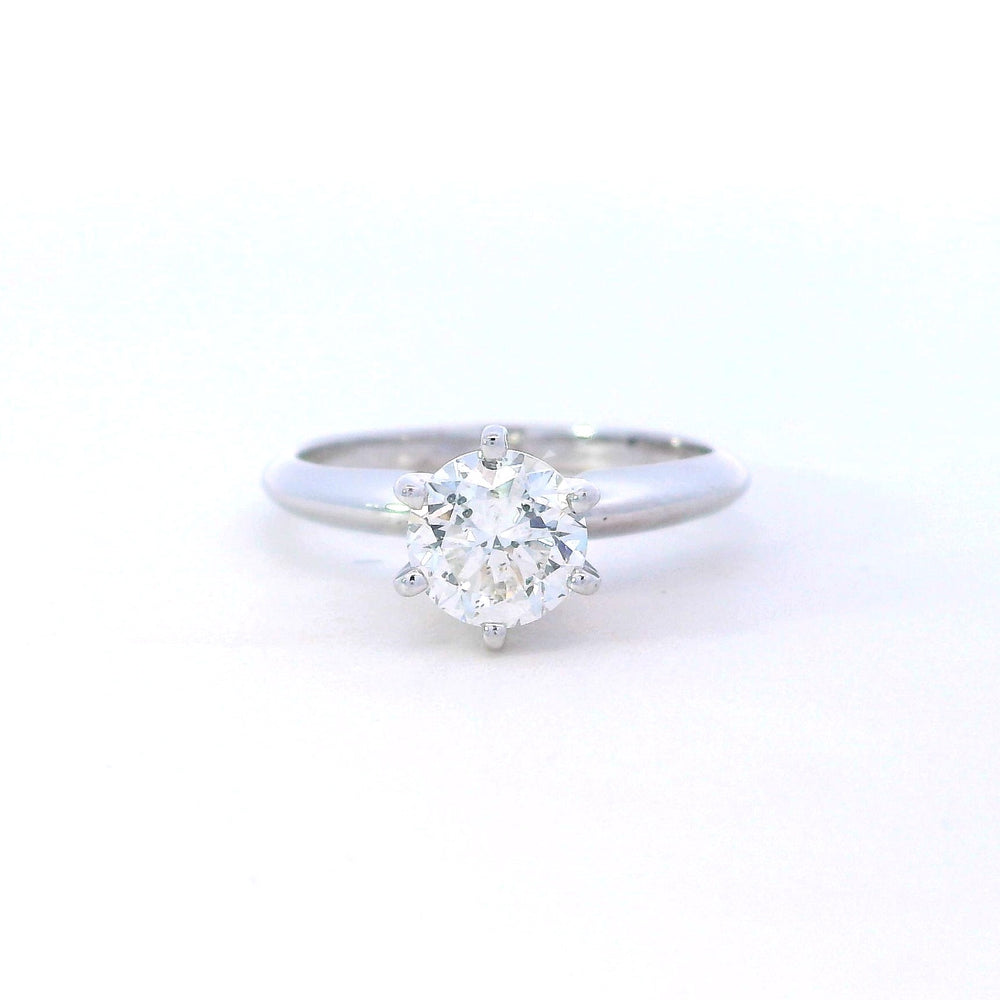 
                  
                    Previously Loved Round Natural Diamond Engagement Ring
                  
                