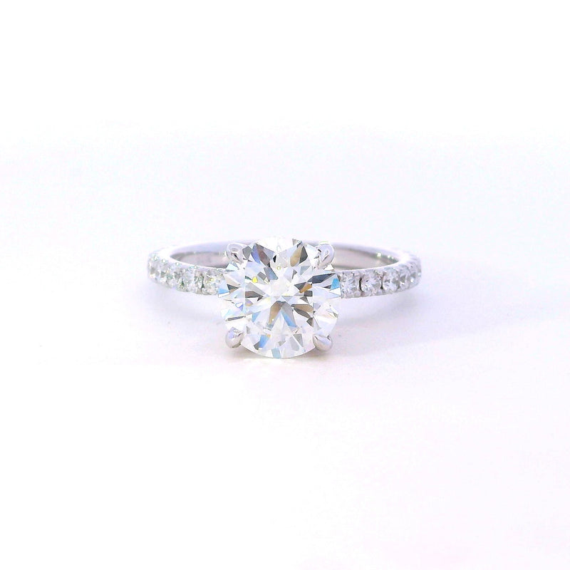 Iris Round Lab Grown Diamond Engagement Ring