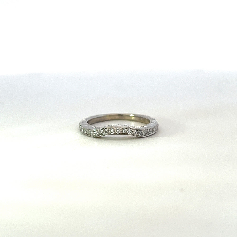 
                  
                    Previously Loved Curved Diamond Wedding Band (Sold As Is)
                  
                