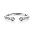 Open Diamond Stackable Ring, 0.10 CTTW - Carter's Collective Fine Jewelry