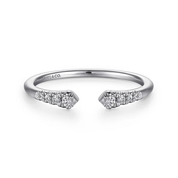 Open Diamond Stackable Ring, 0.10 CTTW - Carter's Collective Fine Jewelry