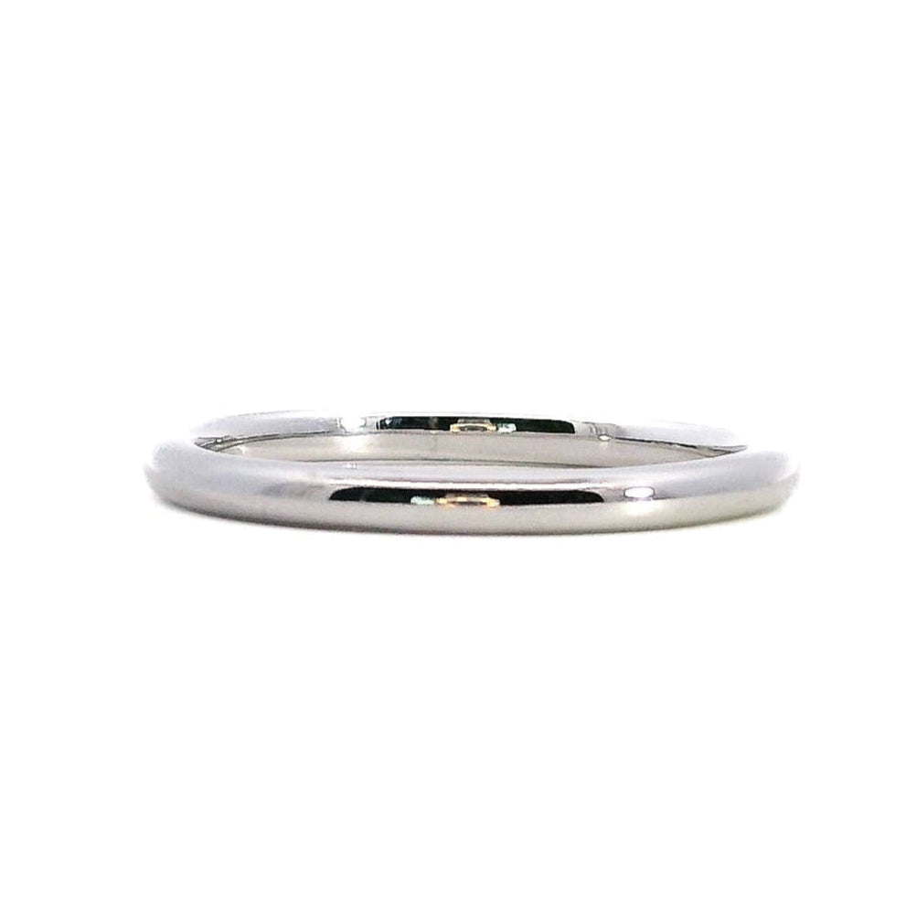 14K White Gold Classic Wedding Band - Carter's Collective Fine Jewelry