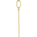 Diamond Accented Engravable Bar Charm, 0.05cttw - Carter's Collective Fine Jewelry