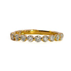 Yellow Gold Shared Prong Diamond Band, 0.55 CTTW - Carter's Collective Fine Jewelry