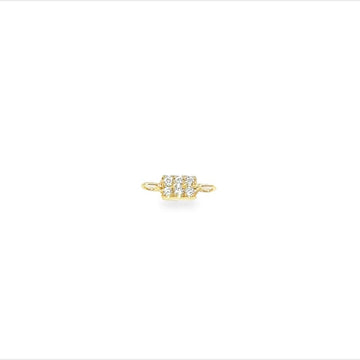 Diamond Tag Connecting Zap Charm - Carter's Collective Fine Jewelry