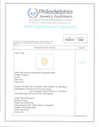 "Previously Loved" - "Effy" - 18kwy - 1.40cttw - Yellow Dia Halo Ring - Size 8 - 4.2 dwt