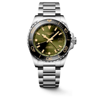Longines "Hydroconquest" Diver's Watch with Sunray Green Dial, 41mm - Carter's Collective Fine Jewelry