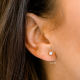 Natural Diamond Stud Earrings