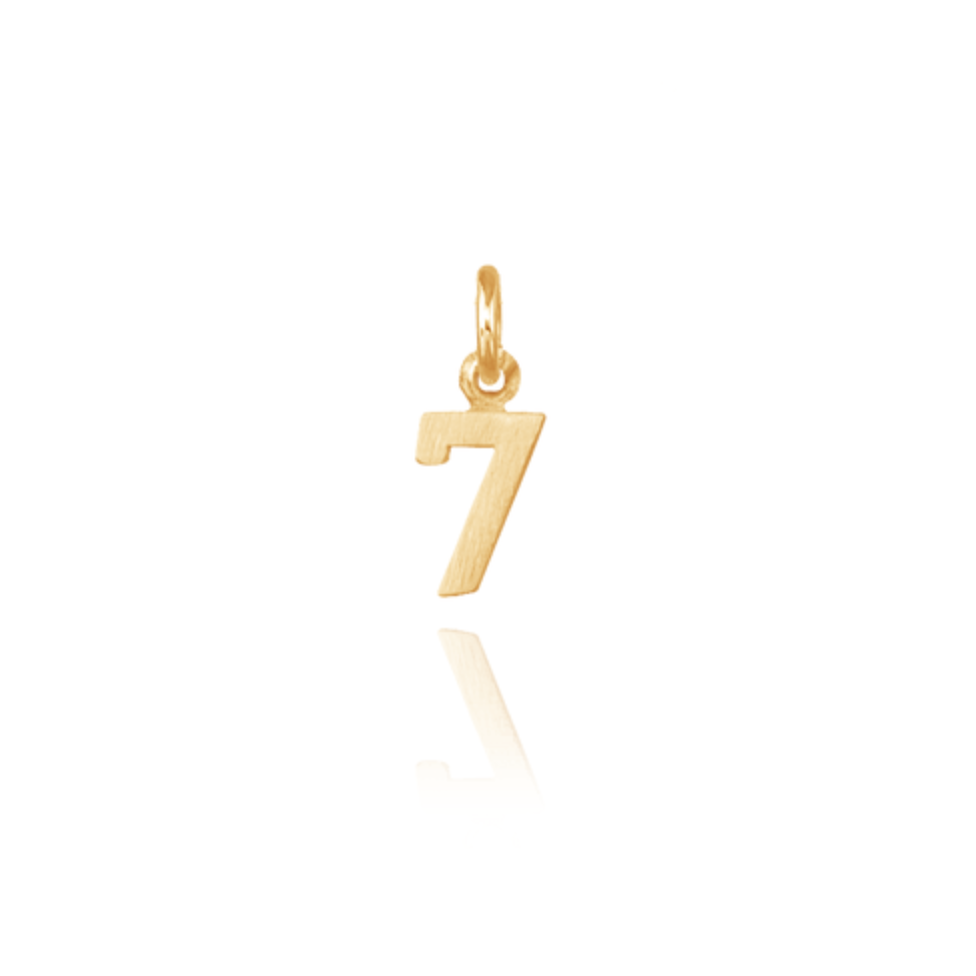 Petite Number 7 Charm - Carter's Collective Fine Jewelry