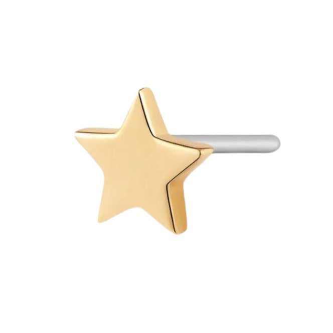 Twinkle Star Piercing Stud Earring - Carter's Collective Fine Jewelry