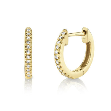 Lucy Diamond Huggie Hoops