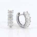 Audrey Diamond Huggie Hoops