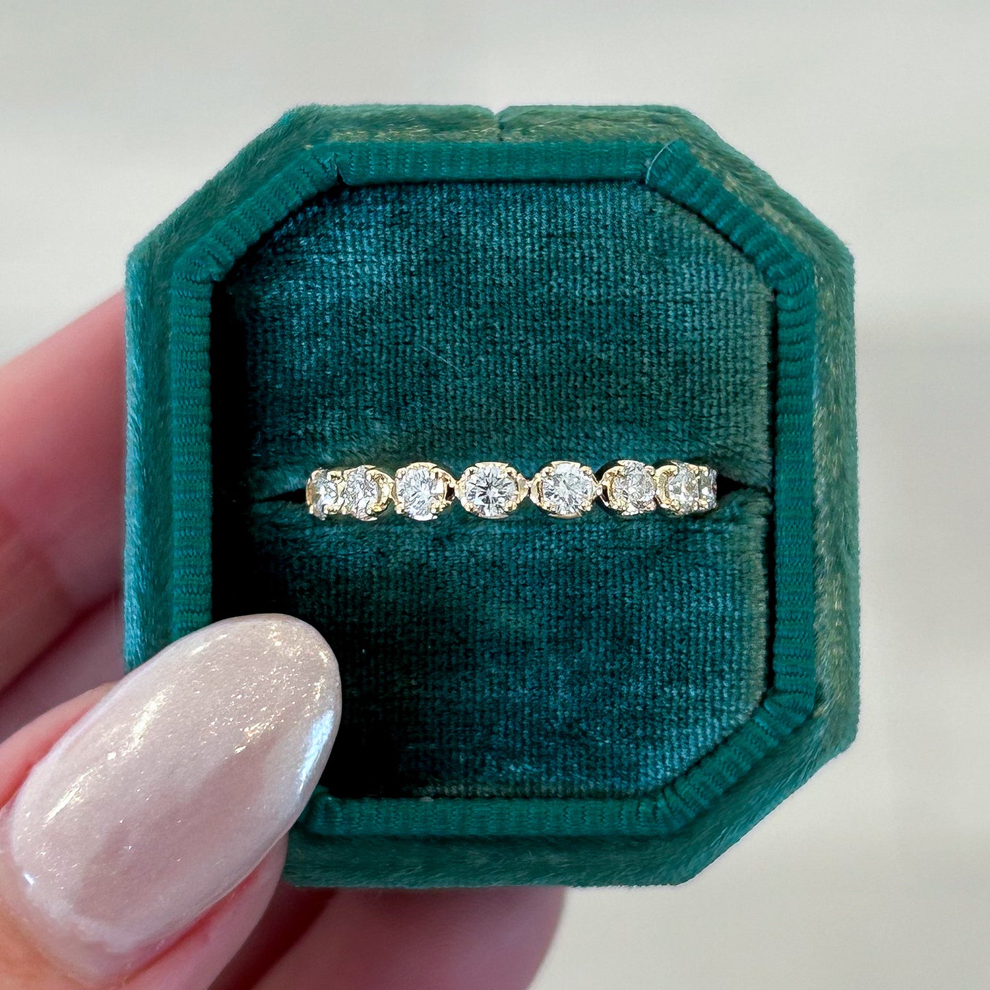 Crown Set Diamond Ring