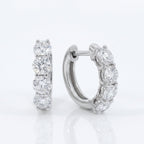 Mini Audrey Diamond Huggie Hoops