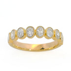 Lab Grown Lilac Oval Diamond Pinky Ring, 0.90 CTTW - Carter's Collective Fine Jewelry