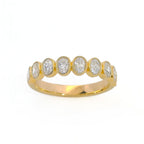 Lab Grown Lilac Oval Diamond Pinky Ring, 0.90 CTTW