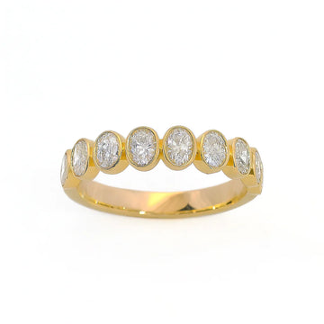 Lab Grown Lilac Oval Diamond Pinky Ring, 0.90 CTTW