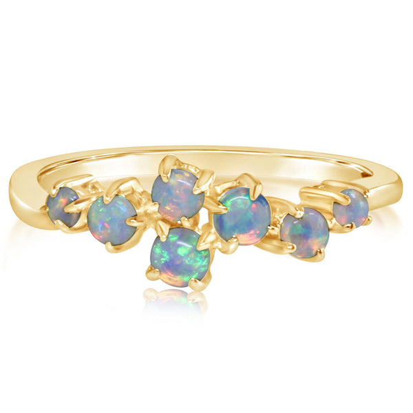 Australian Opal Bubble Ring