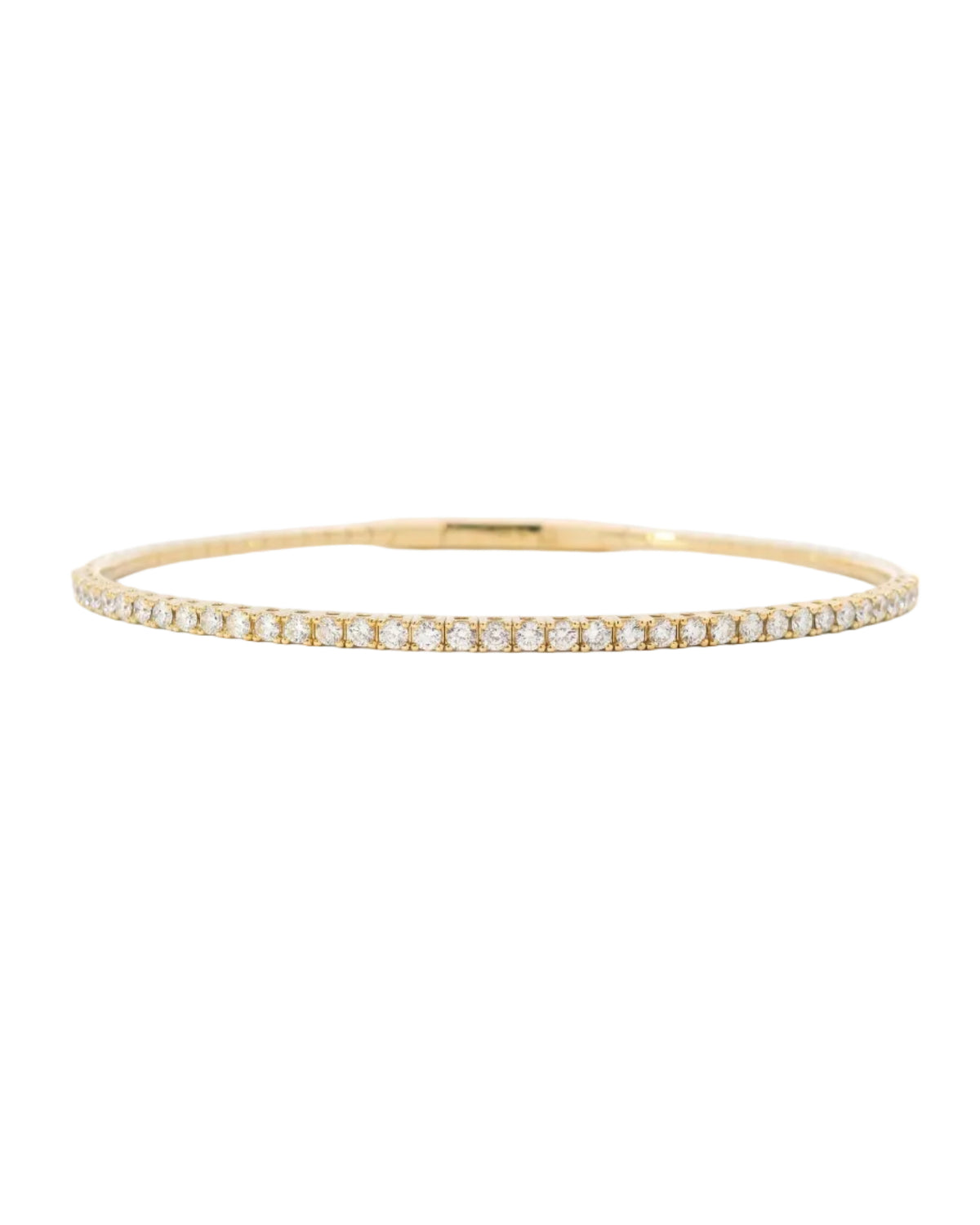Flexi Natural Diamond Tennis Bangle