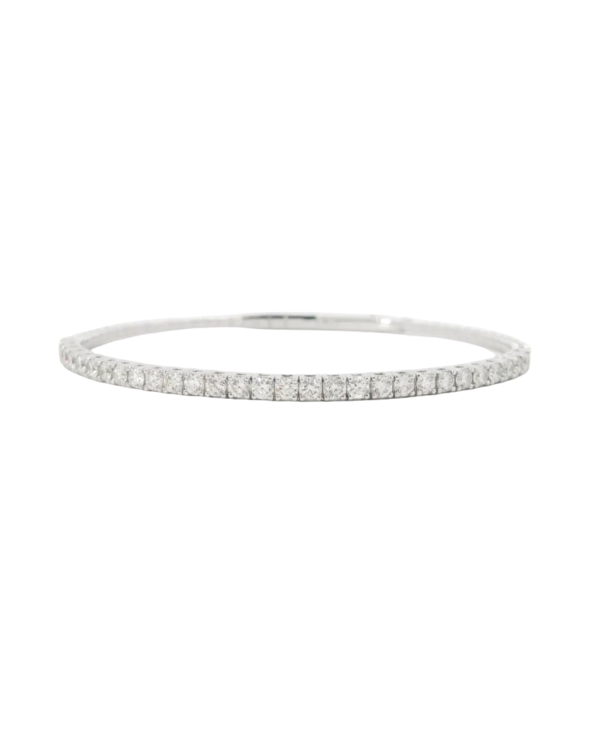 Flexi Natural Diamond Tennis Bangle